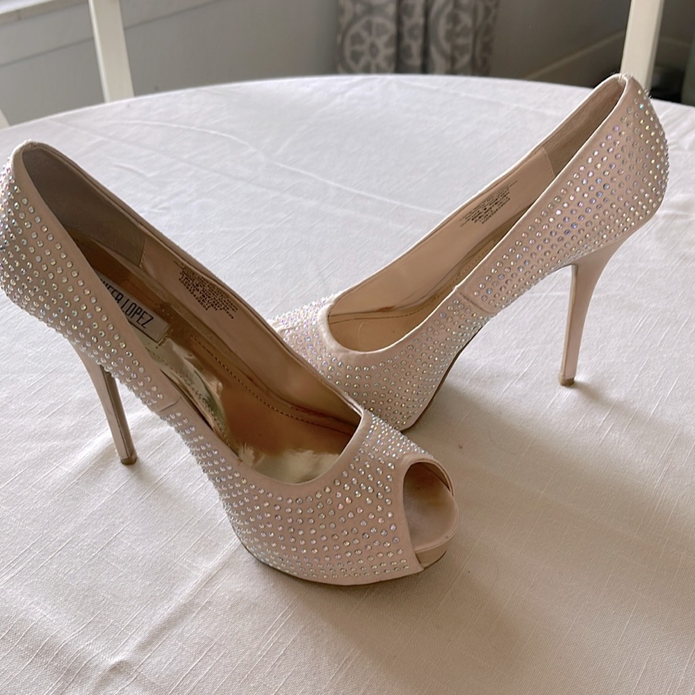 JLo glam sparkle stilleto